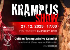 Krampus show ve Špindlerově Mlýně: Pekelná podívaná, na kterou se nezapomíná